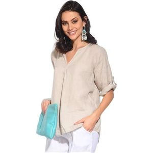 Bonamaison Dames TRLSC100150 Tuniek Shirt, Marine, L