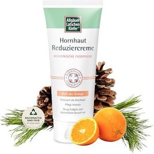 Eelt reduceercrème oranje – medische voetverzorging – Allgäuer Latschenkiefer – 100 ml