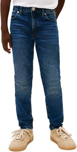 Tommy Hilfiger Jongensrechte donkere jeans KB0KB10040 Straight, Denim (Denim Dark 01), 3 jaar, Denim (Denim Dark 01), 3 jaar