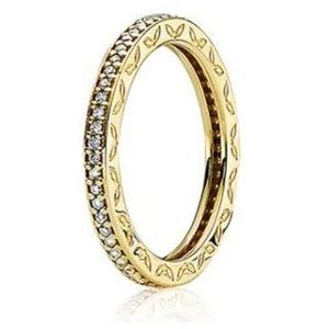 Pandora 150163D57 Damesring, goud, met meerdere diamanten