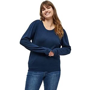 Peppercorn Dames Tana Puff Longsleeve Curve, Navy, 16