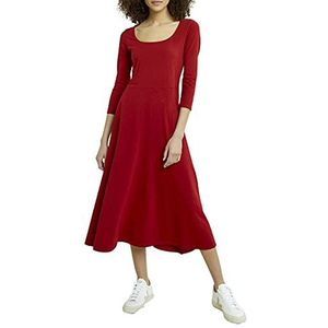 People Tree Valencia jurk voor dames, casual, Rood, 34 NL