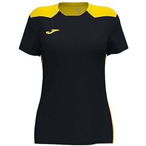 T-Shirt korte mouw Championship VI zwart geel, 901265.109.2XS
