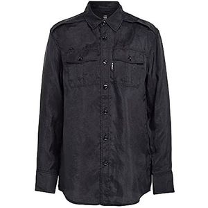 G-STAR Raw 3301 Regular overhemd voor dames, Zwart (Dk Black D19611-c292-6484), XS