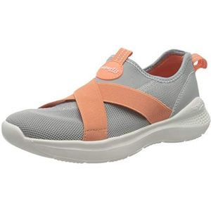 Superfit Flash pantoffels voor meisjes, grijs/oranje, 27 EU