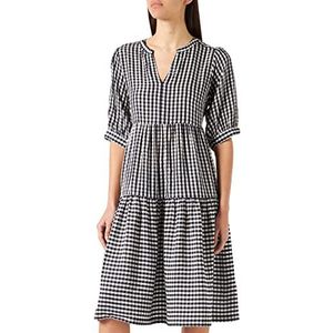 Part Two Nidiapw Dr. Jurk, Night Sky Seersucker Check Dames, Night Sky Seersucker Check, 36