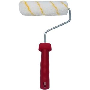 Nespoli Anti-druppel verfroller, 15 cm, voor muren en plafonds, ergonomische handgreep, afgeschuinde randen om markeringen te voorkomen, ideaal voor woondecoratie