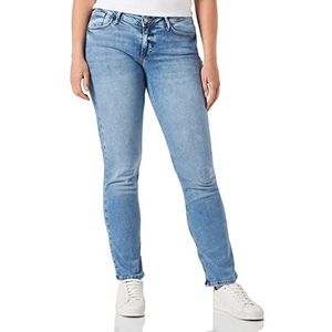 Cross Dames Rose Jeans, Mid Blue Washed., 31W x 30L