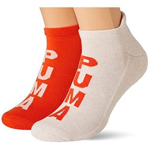 PUMA Logo Sneaker Sneaker (4 stuks) heren, Oatmeal Combo, 43 EU