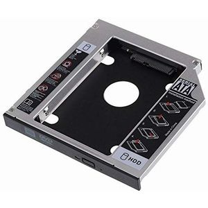 SATA HDD/SSD-adapter voor optisch station 12,7 mm, maakt de aansluiting van harde schijven/SSD op computer mogelijk en verbetert het geheugen.