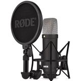 RØDE NT1 Signature Series grootmembraan condensatormicrofoon met shockmount, popfilter en XLR-kabel voor muziekproductie, vocale opnames, streaming en podcasting