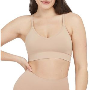 Spanx Ecocare Everyday Shaping Longline Bralette voor dames, Beige (Toasted Oatmeal), XXL