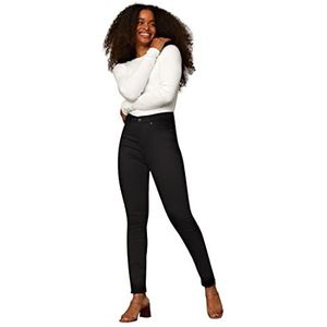 Kings of Indigo Christina High Skinny Jeans voor dames, Stay Black Rinse, 25W x 30L