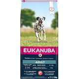 EUKANUBA premium hondenvoer met zalm voor grote rassen - droogvoer voor volwassen honden, 12 kg