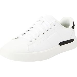 Skechers VERLOMA BENING Sneakers voor heren, wit synthetisch, 6 UK, Wit Synthetisch, 39.5 EU
