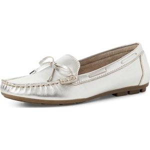 MARCO TOZZI 2-24609-44 mocassin voor dames, metallic, 41 EU