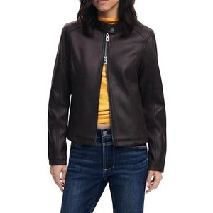 Desigual - Bruine Zip-Up Blazer - Dames - Polyester