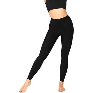 SISTERS Woman's Thermal Leggings - Tummy Control, Warm Winter Pants, for Cycling, Hiking, Yoga, Running - Alfa Black - Large