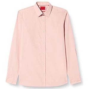 HUGO Men's Elisha02 Shirt, Light/Pastel Pink687, 36