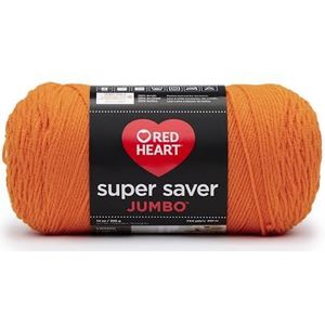 Red Heart Super Saver Jumbo E302C, pompoen, 0,1 x 0,1 x 0,1 x 0,1 cm, 2043