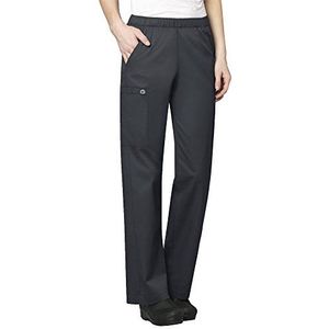 WonderWink 501PPEWTXXSP Wonder Work Pull-On Cargo Pant, Tin, Petite-XXS Maat