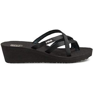 Teva Mush Mandalyn Wedge Ola 2 W's Flip Flop voor dames, Zwart, 42 EU
