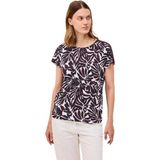 Shirt met print met details, Mulberry Red, L