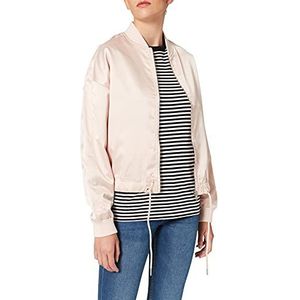 Urban Classics Satijnen kimono, blouson, lichtroze, L