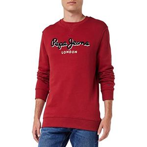 Pepe Jeans Lamont Crew Sweatshirt voor heren, 286 rood, XL