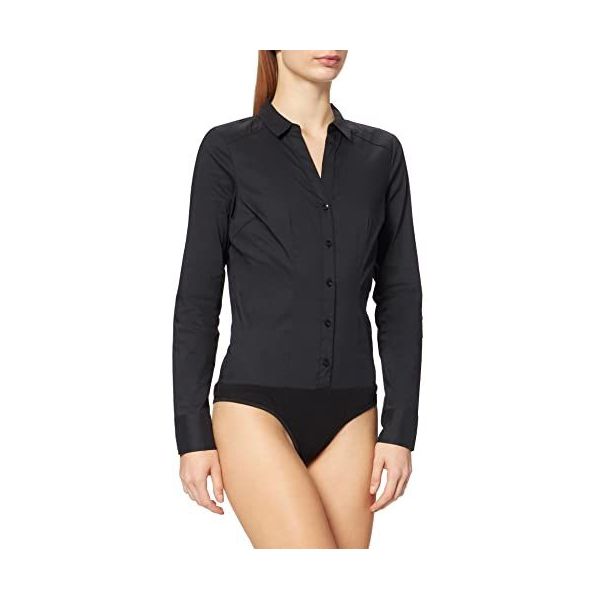 Vero Moda Shirt met korte mouwen room-zwart casual uitstraling Mode Zakelijke overhemden Shirts met korte mouwen 
