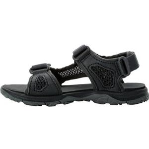 Jack Wolfskin Taraco Beach K Sandalen voor kinderen, uniseks, zwart, 31 EU