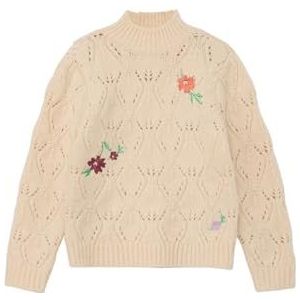 S.Oliver Gebloemde Trui Ecru