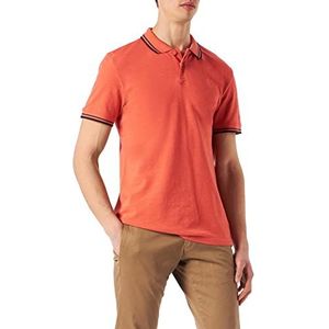 TOM TAILOR Uomini Basic Piqué poloshirt 1030397, 11834 - Soft Peach Orange, S