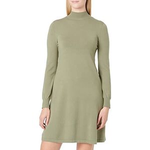 PIECES Dames PCJALINA LS T-Neck Knit Dress NOOS BC jurk, Deep Lichen Green, M