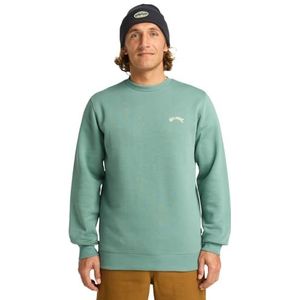 Billabong - Arch - Sweatshirt - Groen - Heren - Geborstelde Binnenkant