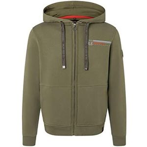 Timezone Heren Hoody Jacket Hoodie, Army Olive, M