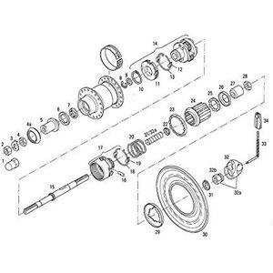 Sram 2135851800 Sperrklinkdrager, wit, 16 x 6 x 16 cm