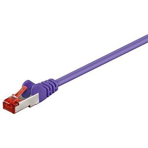 Goobay 94537 CAT 6 patch kabel S/FTP (PiMF) violet - LSZH halogeenvrije CU