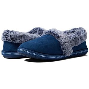 Skechers Gezellig kampvuur Team Toasty Slipper dames,marineblauw,36.5 EU