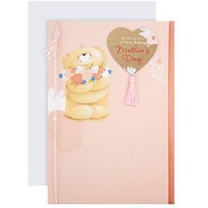 Hallmark Moederdag kaart - Cute Forever Friends Design, roze