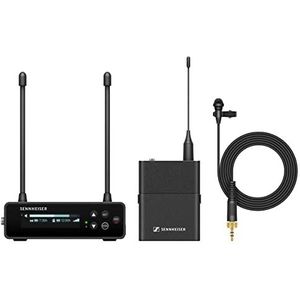 Sennheiser EW-DP ME2 SET (Q1-6) Draagbaar Digitaal UHF Draadloos Microfoonsysteem met ME2 Omnidirectionele Lavalier - Zwart (700010)