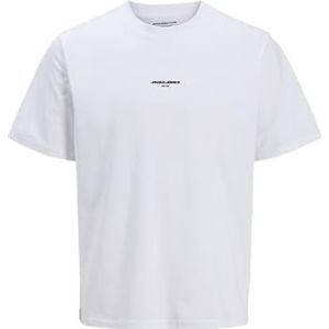 JACK & JONES - T-shirt - Blauw - Katoen - Korte Mouwen