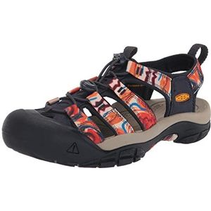 KEEN Newport H2 Sport- en outdoorsandalen voor dames, Groovy Oranje Navy, 39 EU