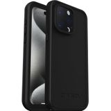OtterBox Fre-hoes voor iPhone 15 Pro Max voor MagSafe,waterdicht (IP68), schokbestendig,vuilbestendig, gestroomlijnd en dun met ingebouwde schermbeschermer,5x getest volgens militaire standaard, Zwart