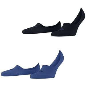 Burlington Heren Liner sokken Everyday Multipack M In katoen onzichtbaar eenkleurig 2 paar, Blauw Mediterran 6060, 41-42