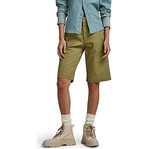 G-STAR RAW Chino Bermuda Wmn Shorts, Green (Smoke Olive D22900-C962-B212), 29, groen (Smoke Olive D22900-c962-b212), 29W