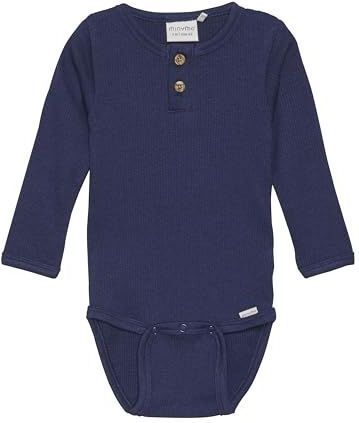 Minymo - Uniseks Babybody - Lange Mouwen - Rib