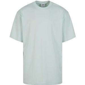 Urban Classics Heren T-shirt Tall Tee, oversized T-shirt voor mannen, katoen, geribbelde ronde hals, verkrijgbaar in vele kleurvarianten, maten S-6XL, Frostmint, 5XL