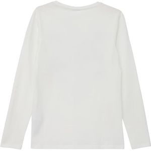 s.Oliver Meisjesshirt met lange mouwen en, 0210 wit, 152