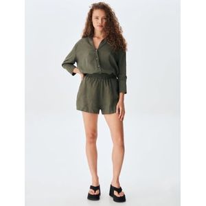 LTB Jeans Foroba Casual shorts voor dames, Donkergroen 413, XS